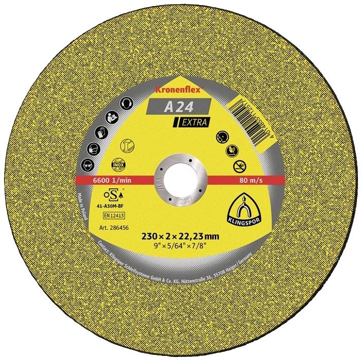 Klingspor A 24 Extra 13490 Vágótárcsa, egyenes 180 mm 25 db Acél