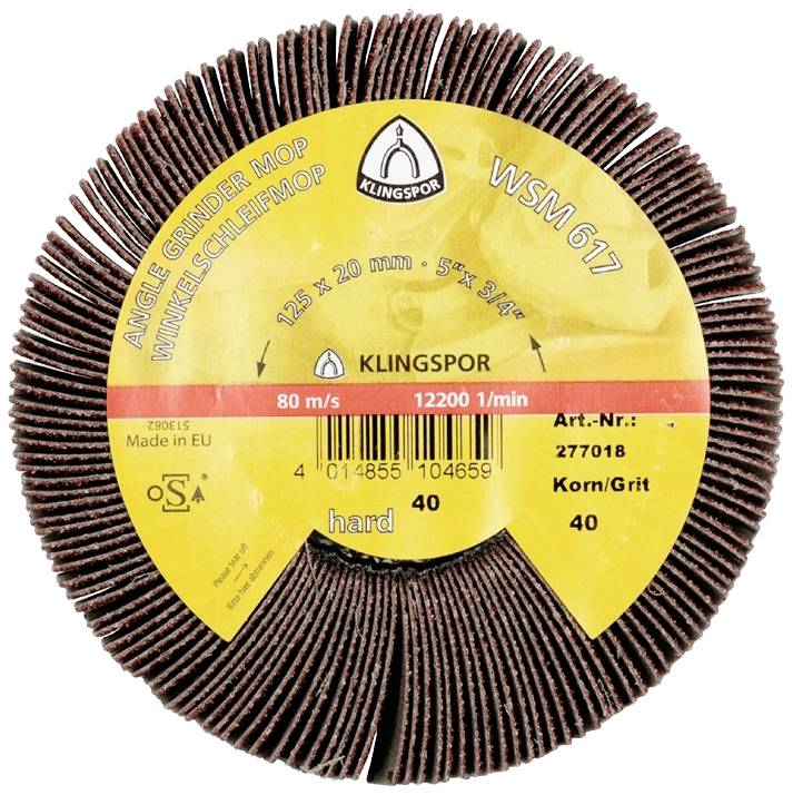 Klingspor 277021 Legyezős csiszoló WSM 617 Ø 125 mm 1 db
