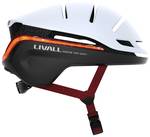 Livall kerékpáros sisak Allround EVO21 fehér 54-58 SOS riasztóval