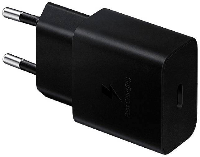 Samsung EP-T1510NBEGEU-B USB-s töltőkészülék 15 W 1x USB-C® Fekete Kábel nélkül, Gyorstöltő