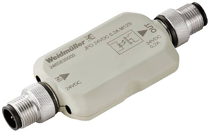 Weidmüller JPO 24VDC 0.2A M12S 2465830000 Buszcsatoló