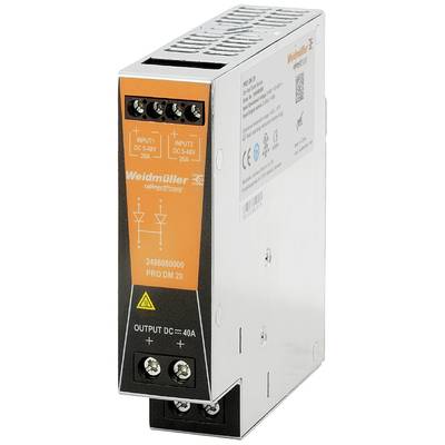Weidmüller PRO DM 20 Dióda modul 20 A 480 VA, 932 W Tartalom, tartalmi egységek rendelésenként 1 db