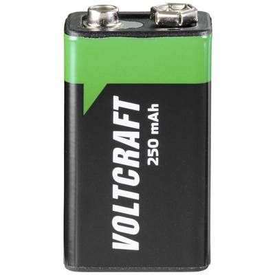 9 V-os akku VOLTCRAFT 6LR61 NiMH 8.4 V 250 mAh 1 db