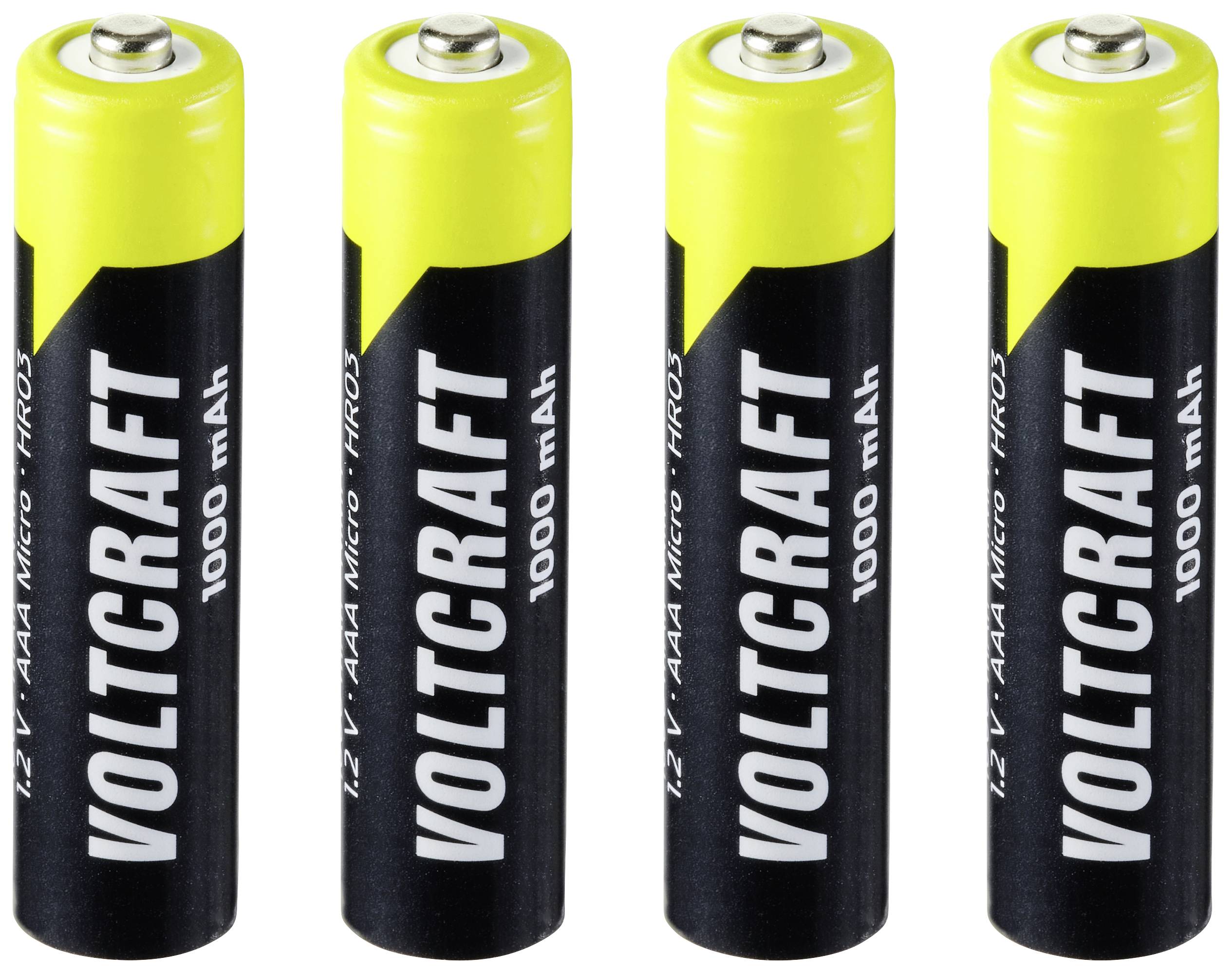 VOLTCRAFT Endurance HR03 Mikroakku NiMH 1000 mAh 1.2 V 4 db