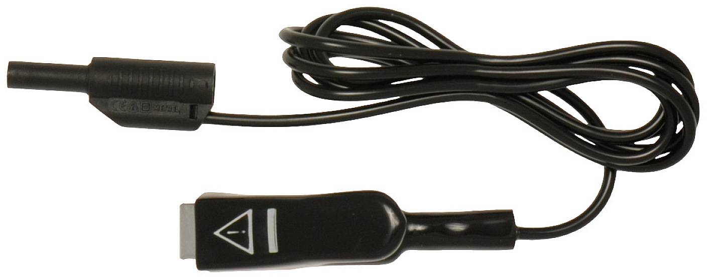 Elektromos fogkefe töltőkábel négyszögletű csatlakozóval és hosszú kábellel.