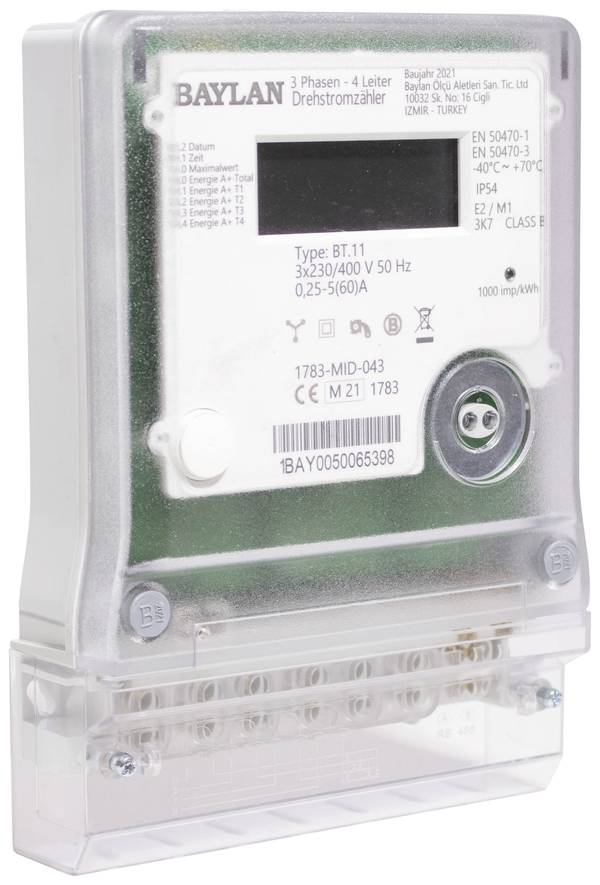 Counttec BT11 BT11 Háromfázisú fogyasztásmérő  digitális 60 A MID konform: Igen  1 db