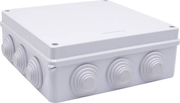 TRU COMPONENTS TC-RA 200x200x80 TC-10239060 Installációs műszerdobozok ABS műanyag Fehér 1 db