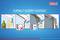 Háromrészes útmutató a szúnyogháló ablakra szerereléséhez. Lépések: tisztítás, felhelyezés, levágás.