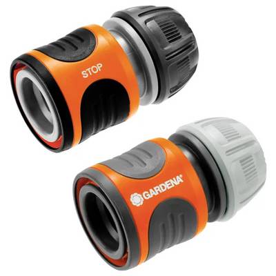 GARDENA 18279-20 GARDENA Schlauchverbinder-Satz 13mm (½“) – 15mm (5/8“) Műanyag Tömlő összekötő 13 mm (1/2") Ø