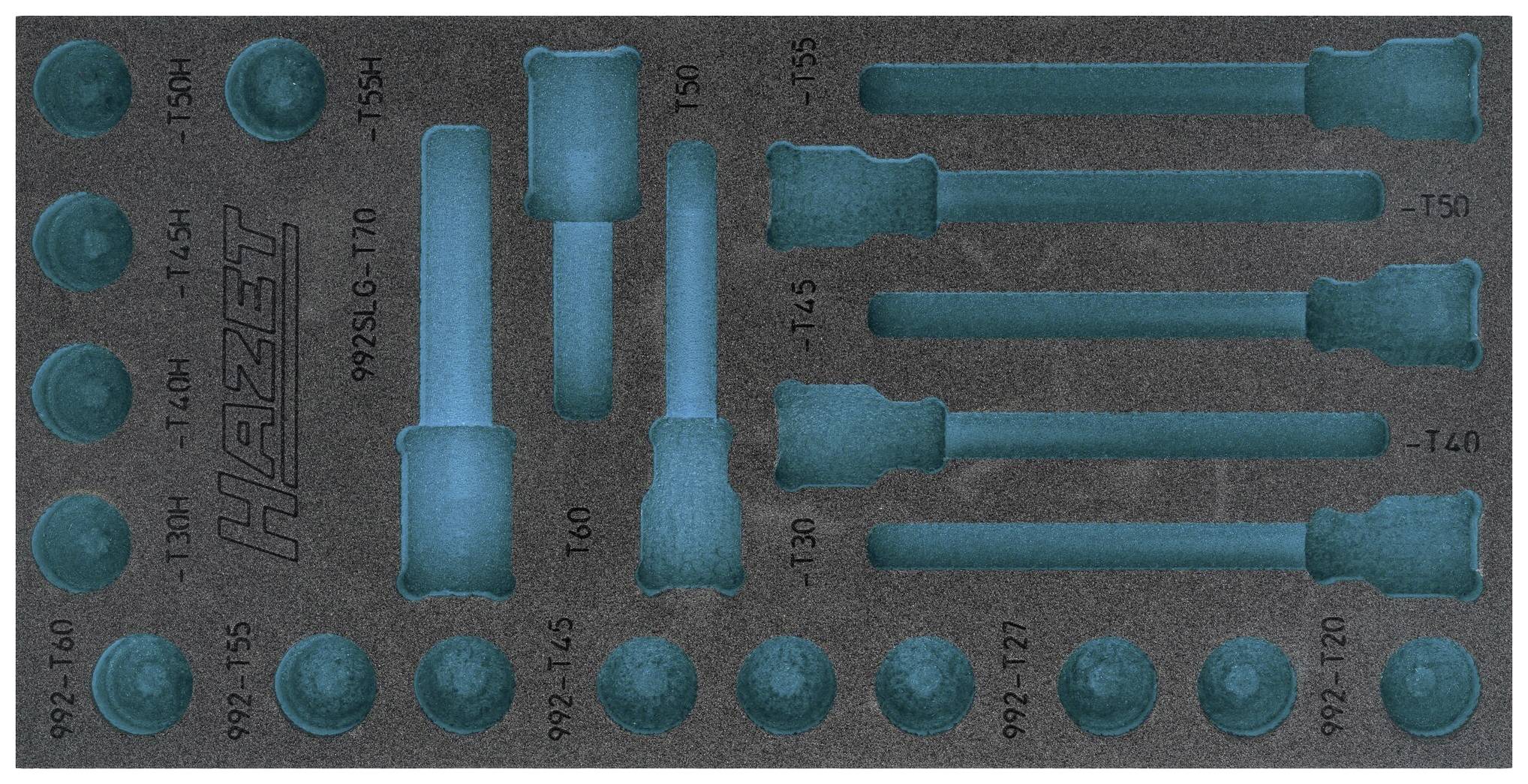 Hazet 163-492L 163-492L Habanyag betét (H x Sz) 342 mm x 172 mm