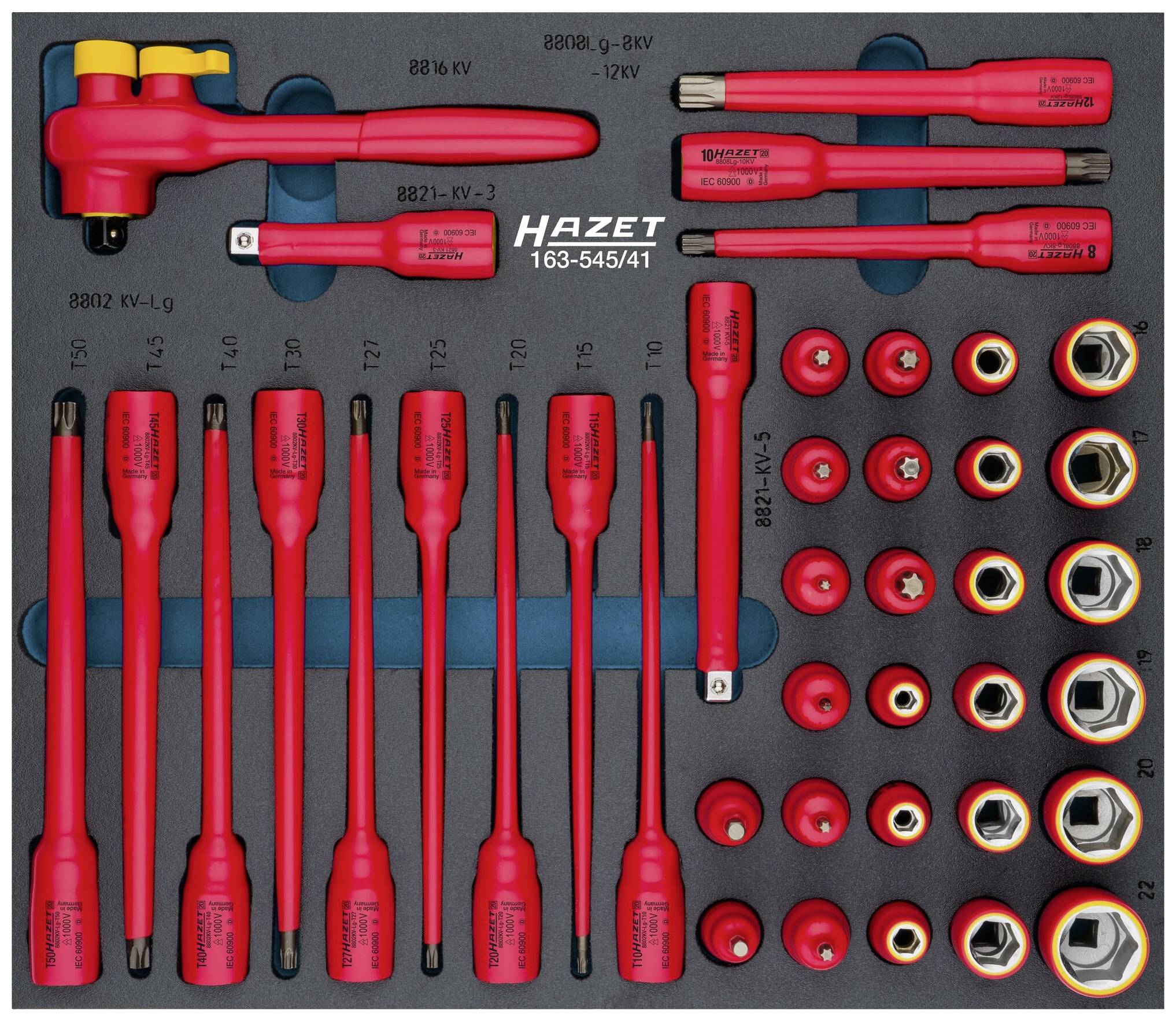 Hazet 163-545/41 Dugókulcs készlet 3/8 (10 mm) 163-545/41