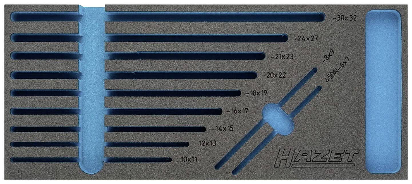 Hazet 163-377L 163-377L Habanyag betét (H x Sz) 172 mm x 392 mm