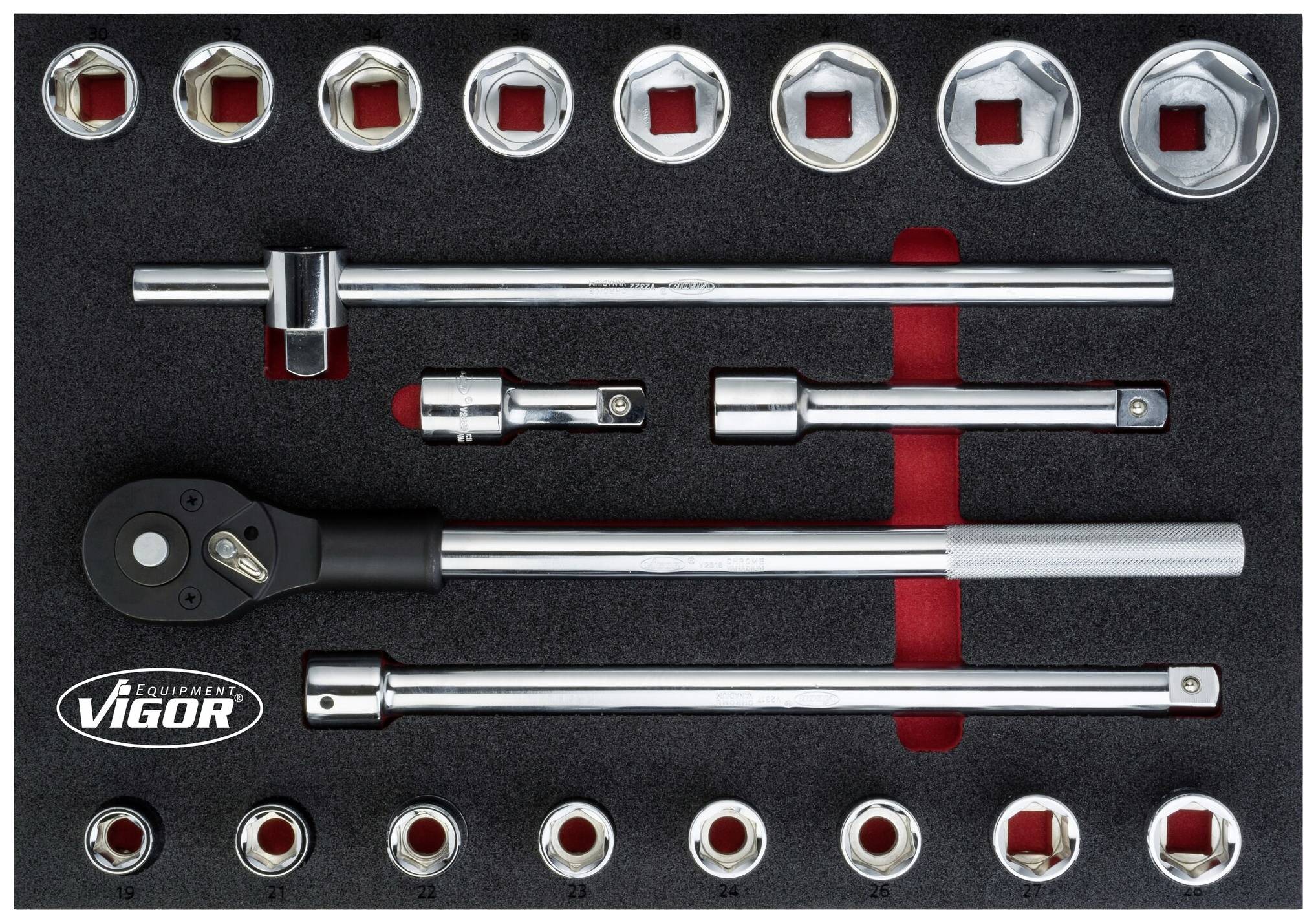 Vigor V5109 Dugókulcs készlet 3/4 (20 mm) V5109