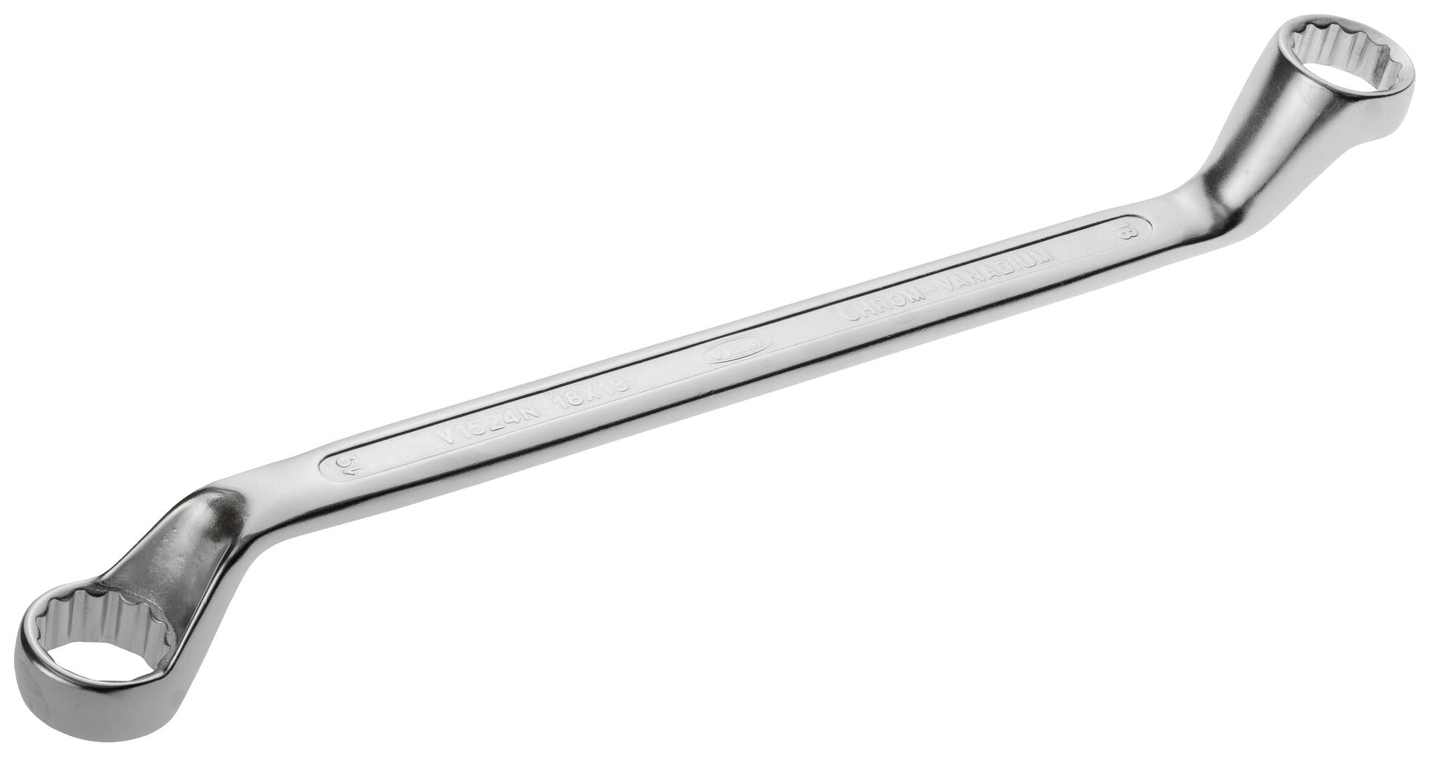Vigor V1524N-18X19 V1524N-18X19 kettős gyűrűskulcs Kulcsszélesség (metrikus) 18 - 19 mm
