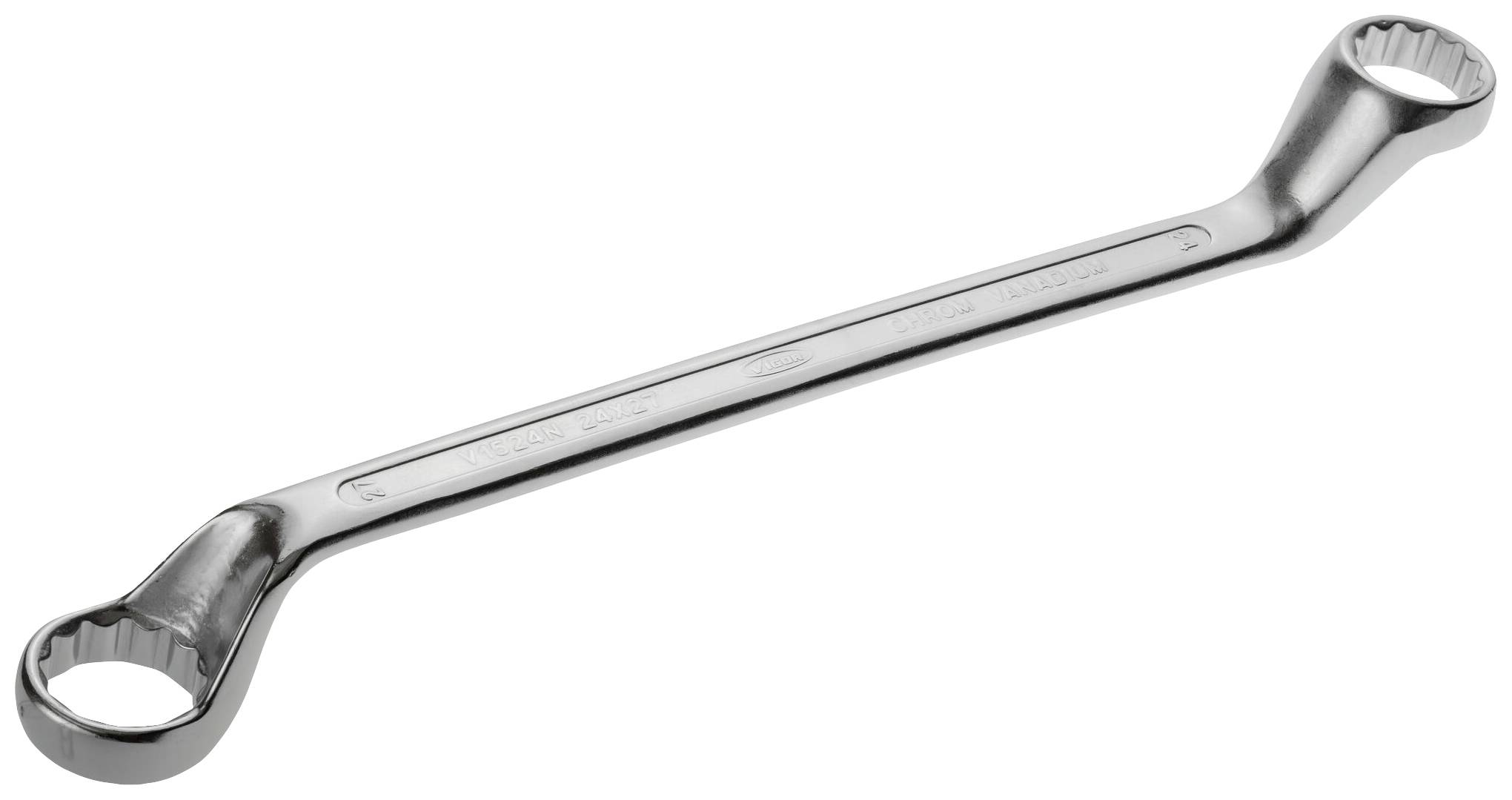 Vigor V1524N-24X27 V1524N-24X27 kettős gyűrűskulcs Kulcsszélesség (metrikus) 24 - 27 mm