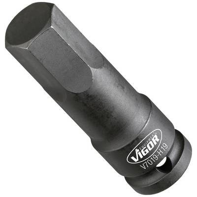 Vigor hatlapfejű dugókulcs, V7019-H19 modell, acélból. Nehéz munkákhoz alkalmas, robusztus és tartós.