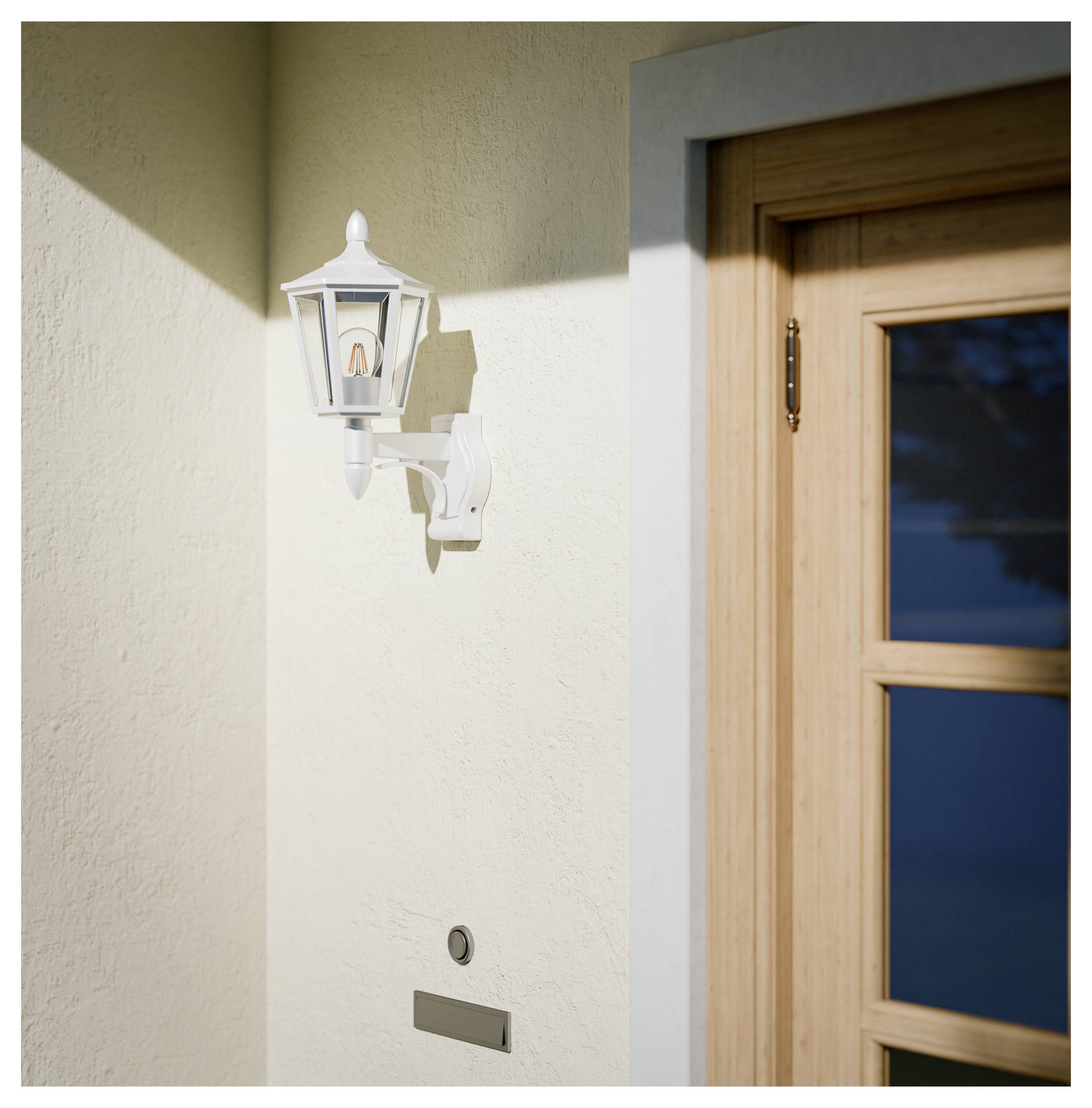 Steinel L 15 M WS 069186 Kültéri fali lámpa E27 60 W Fehér-1