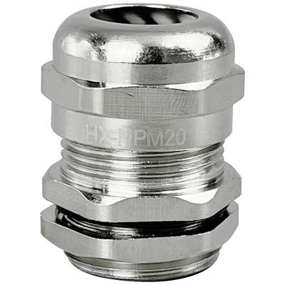 TRU COMPONENTS TC-10302832 Tömszelence M20 Sárgaréz (nikkelezett) Fémes 1 db