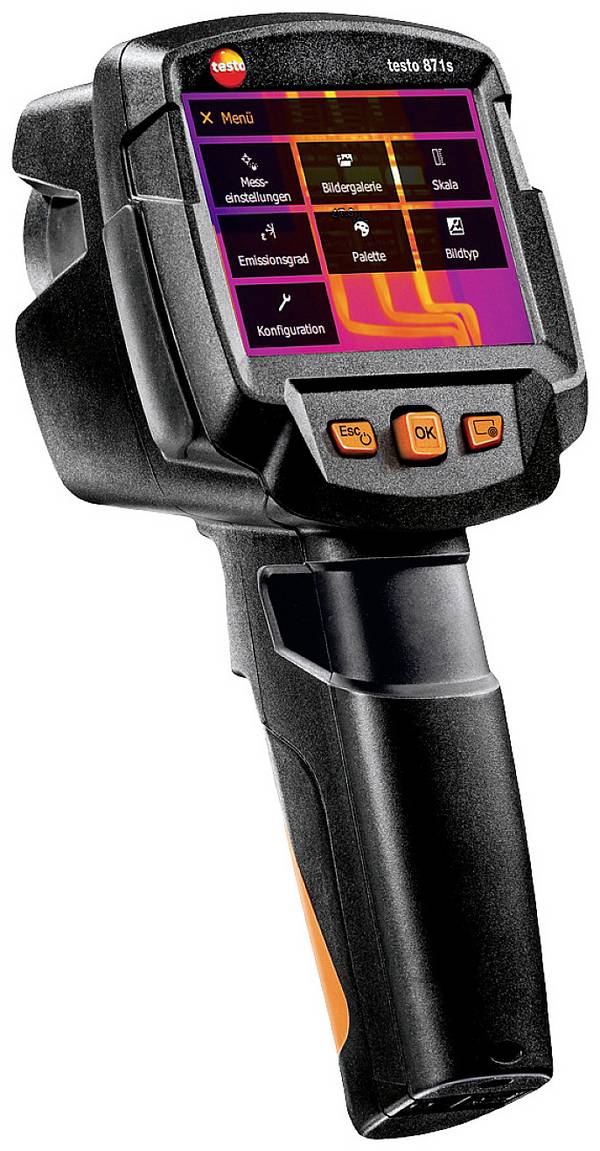 testo 871s Hőkamera Kalibráció (DAkkS) -30 - +650 °C 240 x 180 Pixel 9 Hz