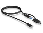 USB 3.2 (Gen 2) Type-C®-USB Type-A és Type-C® kábel