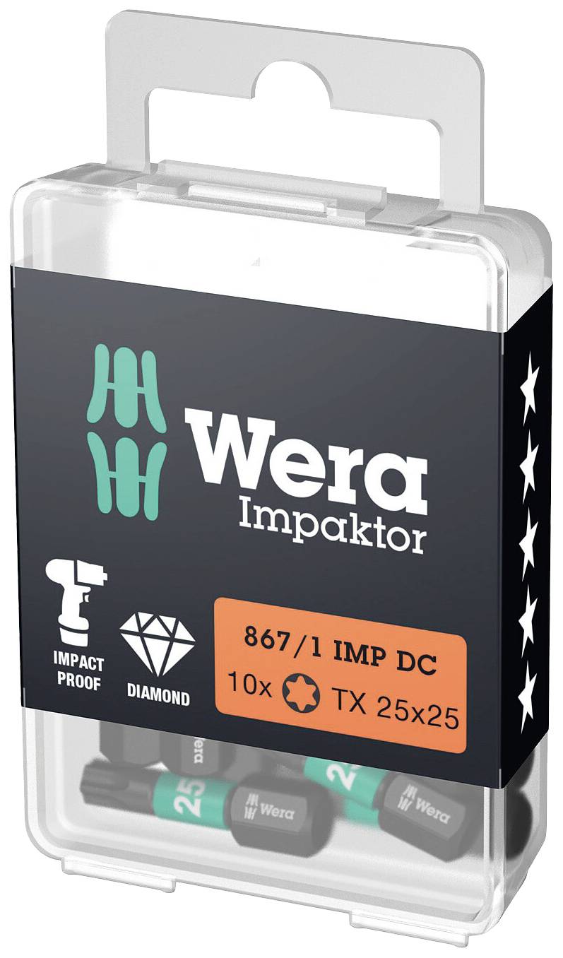 Wera 05057626001 Torx bit T 30 D 6.3 10 db