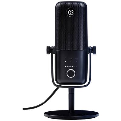 Elgato Wave:3 Álló Számítógépes mikrofon Átviteli mód:Vezetékes Talp USB-C® Vezetékes Fekete