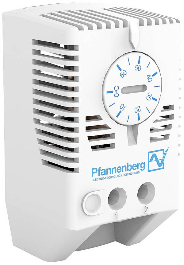 Pfannenberg Kapcsolószekrény termosztát FLZ 530 THERMOSTAT 0..+60°C 240 V/AC 1 záró (H x Sz x Ma) 36 x 40 x 72 mm 1 db