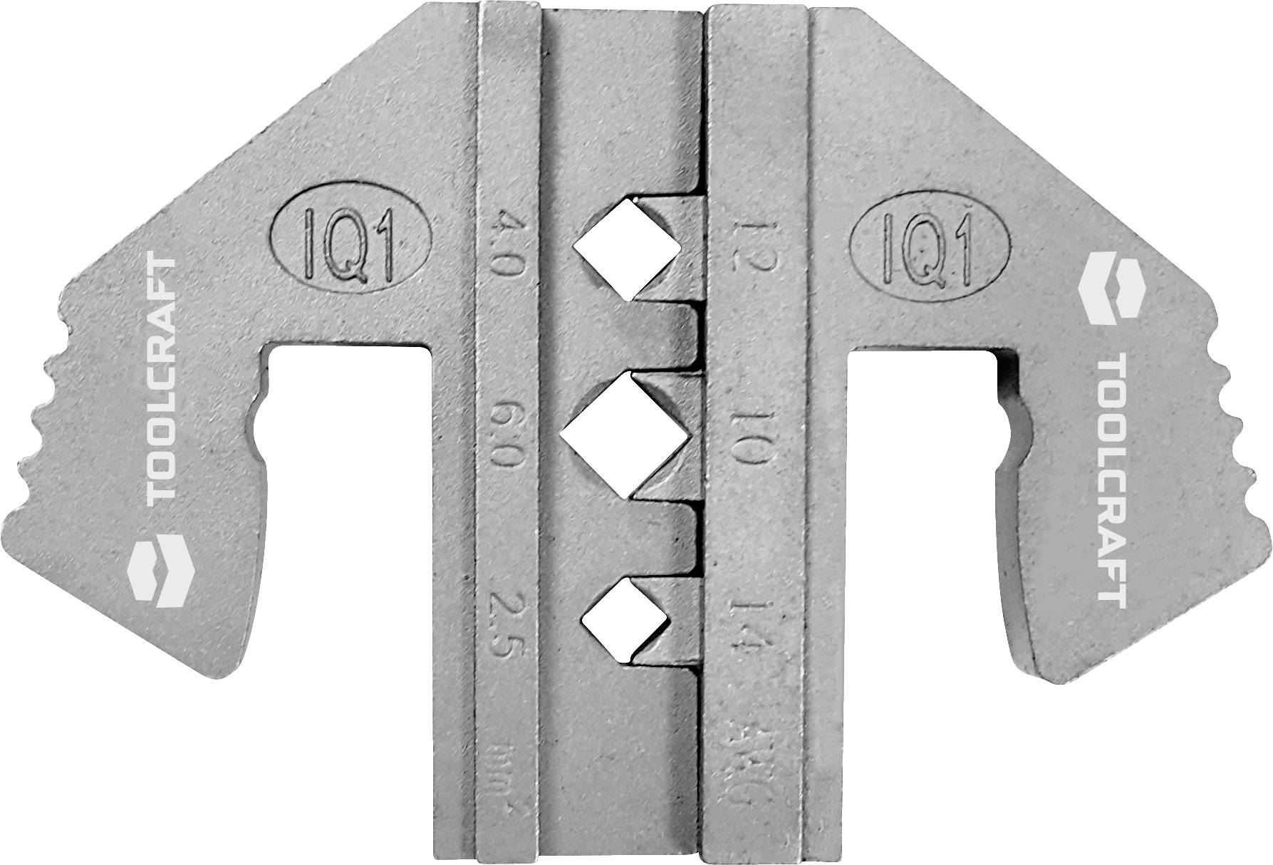 TOOLCRAFT TO-7760502 Krimpelő pecsét Napelemes dugós csatlakozó Alkalmas fogó MC3 2.5 - 6 mm² Alkalmas márka TOOLCRAFT PZ-500