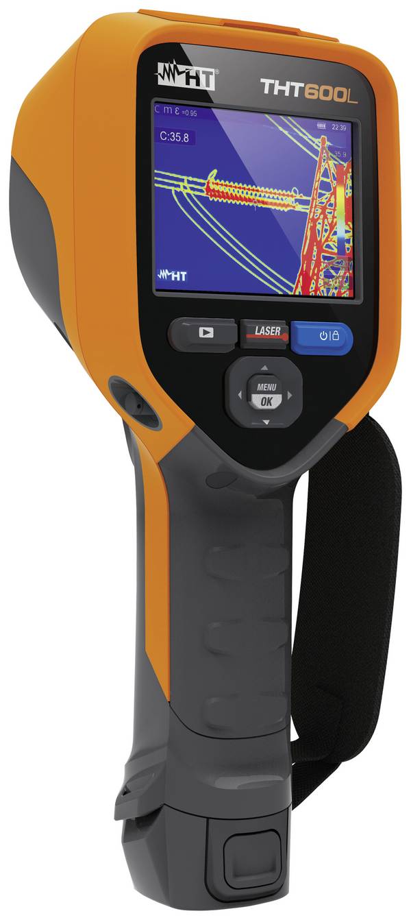 HT Instruments THT600L Hőkamera Kalibráció (ISO) -20 - +650 °C  50 Hz Beépített digitális kamera, WiFi, Érintőképernyő