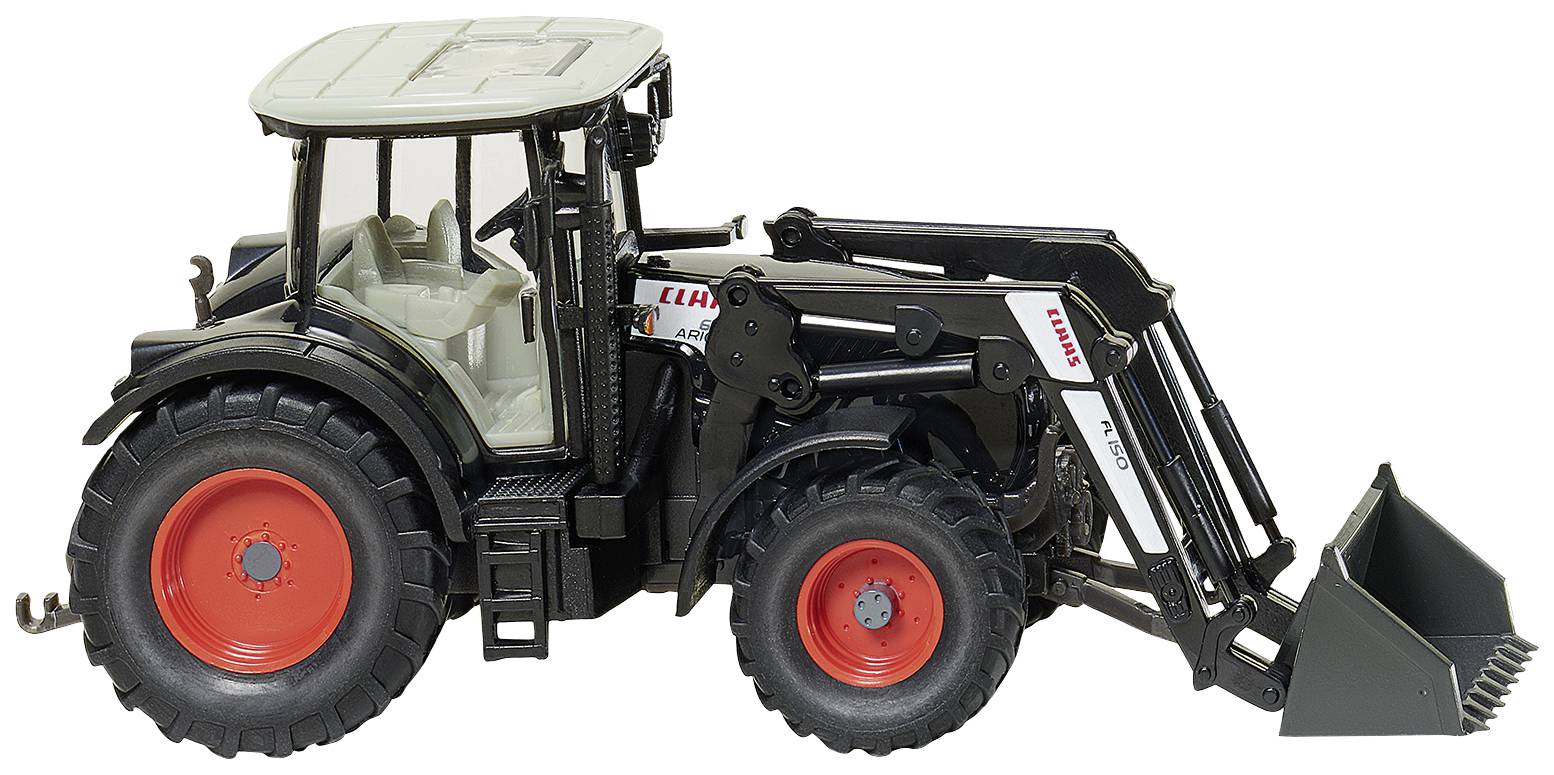 Wiking 036312 H0 Mezőgazdasági modell Claas Arion 640 150-es homlokrakodóval