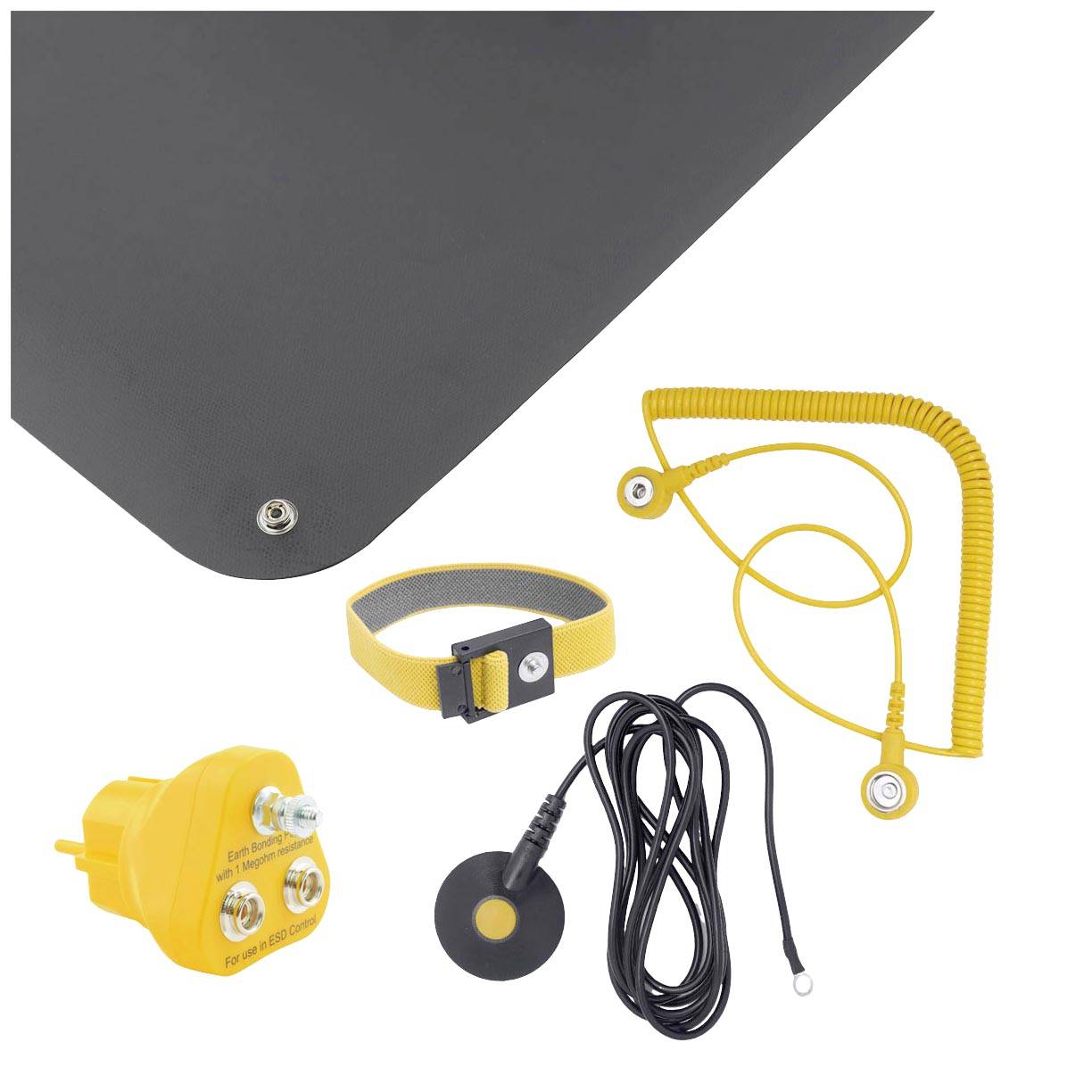 BERNSTEIN Tools for Electronics ESD handling készlet Fekete