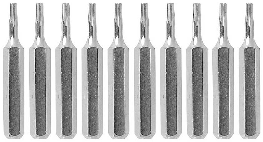 Bernstein Tools for Electronics 6-340-T6 Torx bit Minőségi acél Homokfúvott, Nikkelezett 10 db