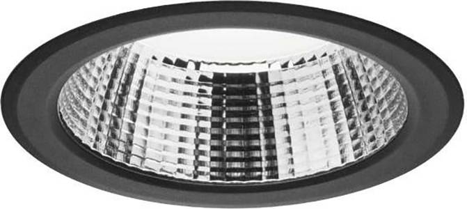 Körkörös mennyezeti reflektor tükrözött felülettel, amely kiválóan alkalmas modern beltéri terek akcentusos megvilágítására.