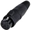 Rean AV RCX5F-Z-002-1 XLR csatlakozó Alj, egyenes Pólusszám: 5 1 db