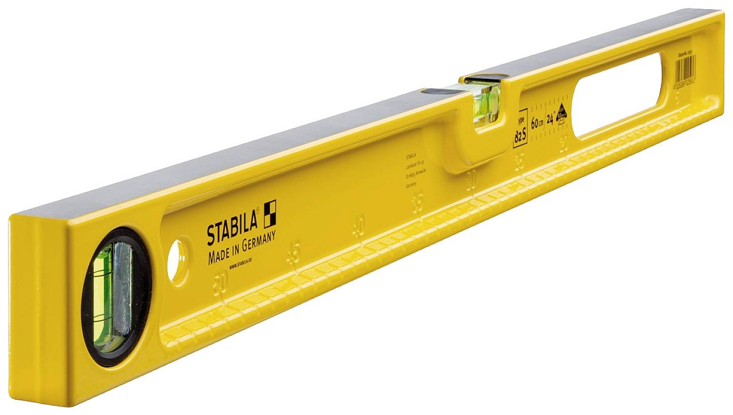 Stabila Type 82 S, 60 cm 2595-ISO Könnyűfém vízmérték Kalibráció (ISO) 60 cm 0.5 mm/m