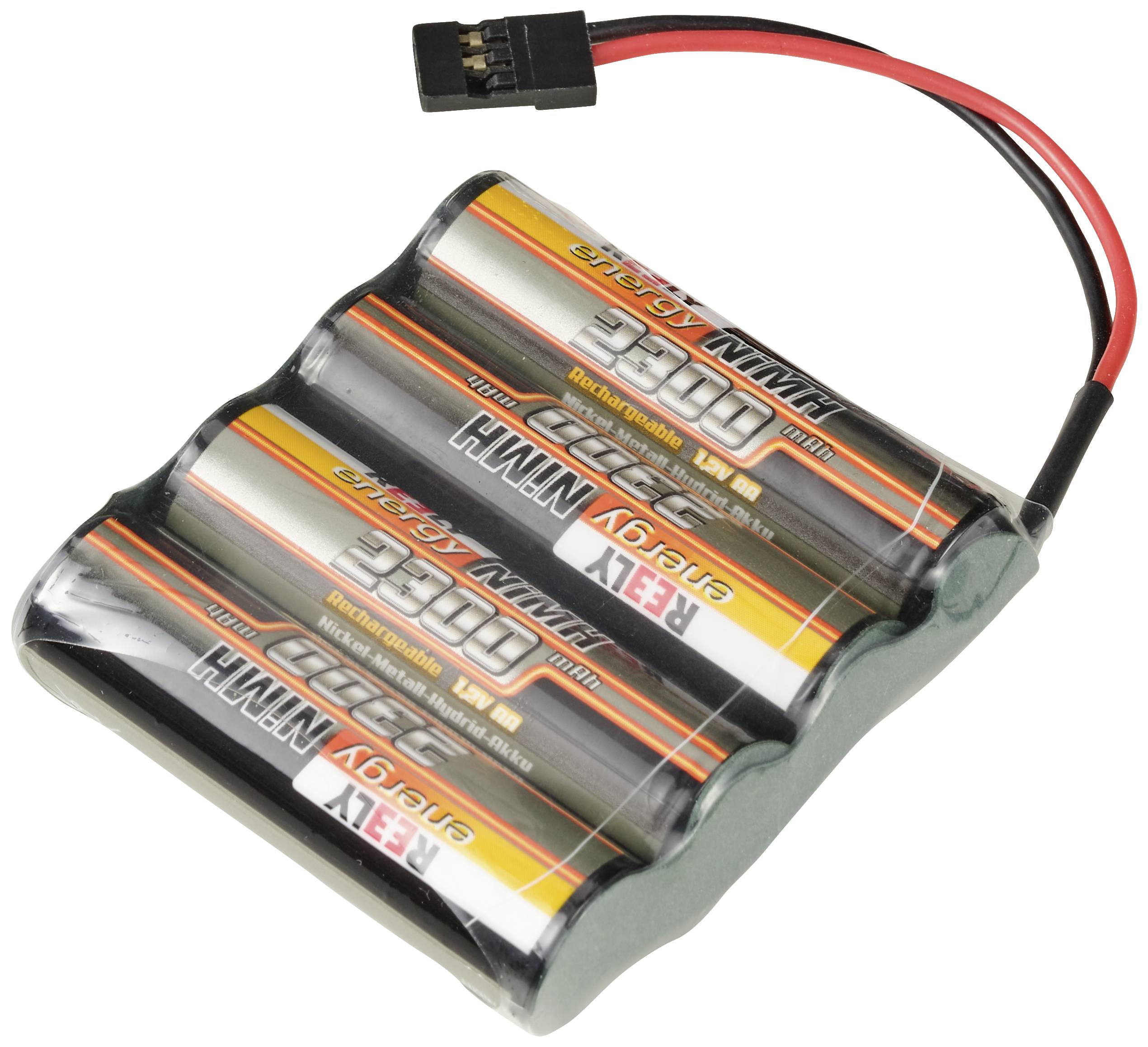 Reely Akkucsomag, NiMH 4.8 V 2300 mAh Cellaszám: 4 Ceruza (AA) side by side JR hüvely