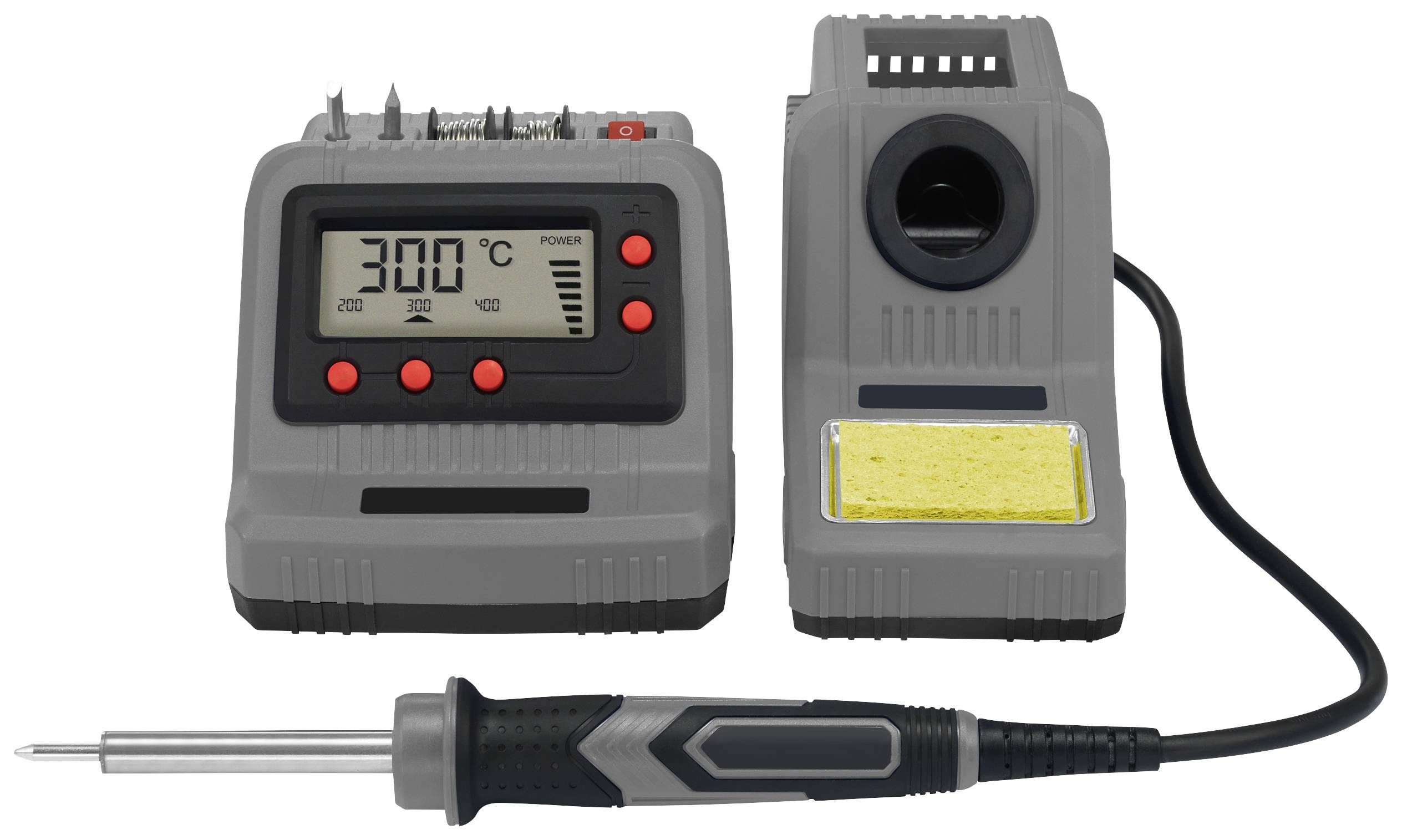Digitális forrasztóállomás 60 W 200 - 450 °C, LSL-450