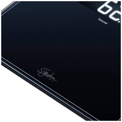 Beurer GS 410 Signature Line Digitális személymérleg Mérési tartomány (max.)=200 kg Fekete 