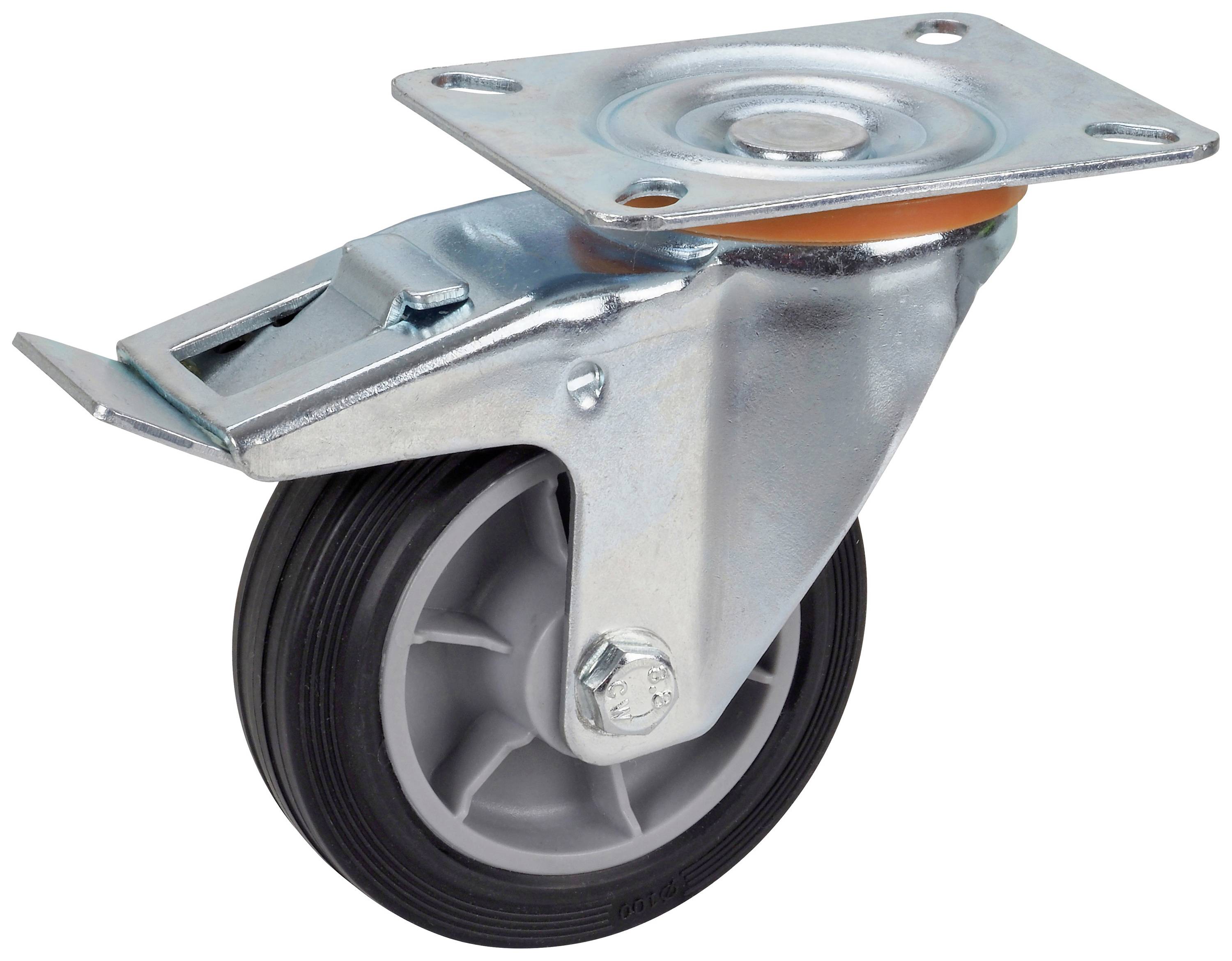 dörner + helmer 716852 716852 Beálló görgő KerékØ: 100 mm Teherbírás (max.): 70 kg 1 db