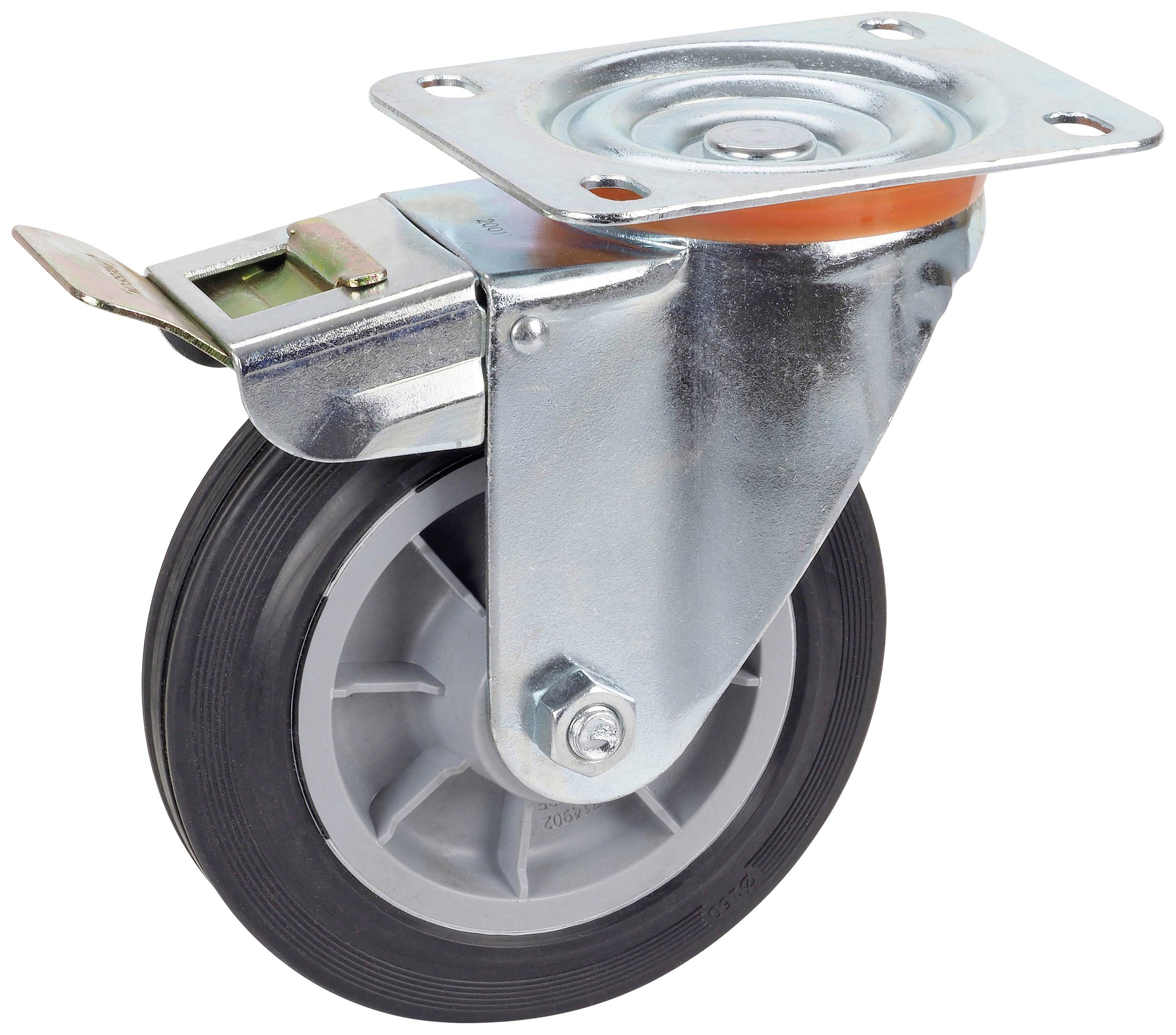 dörner + helmer 716902 716902 Beálló görgő KerékØ: 160 mm Teherbírás (max.): 150 kg 1 db
