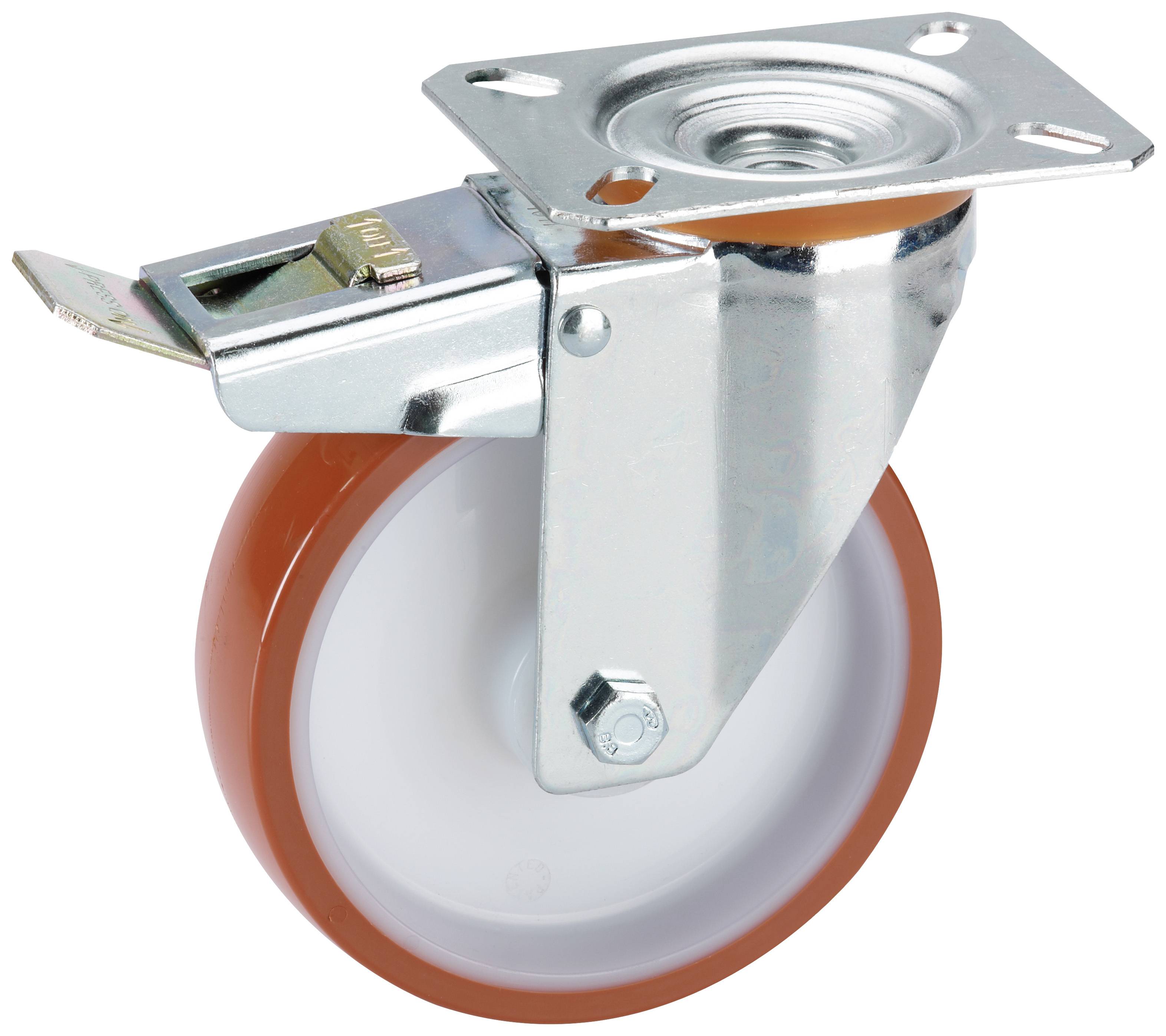 dörner + helmer 732571 732571 Beálló görgő KerékØ: 125 mm Teherbírás (max.): 200 kg 1 db