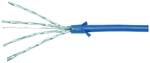 Patch kábel SlimLine, Ultraflex, Cat.6A, U/FTP, kék, 0,5 m
