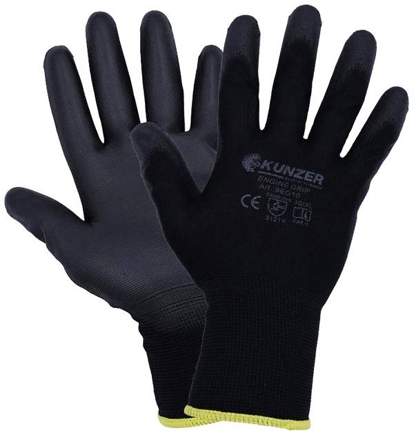 Kunzer 9EG08  Poliuretnán Munkakesztyű Méret (kesztyű): 8, M EN 388:2016, EN 420-2003    1 pár