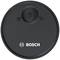 Fekete kerek gomb zárszimbólummal a közepén, két nyíl által körülvéve. Alatta a 'Bosch' logó.
