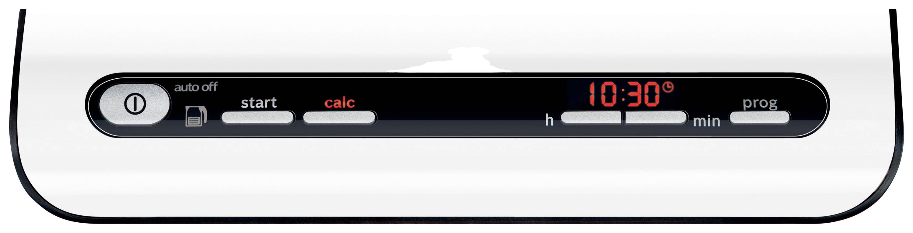 Digitális időzítő '10:30' kijelzővel, indító gombbal, óra és perc beállítási lehetőségekkel, valamint programozási funkcióval.