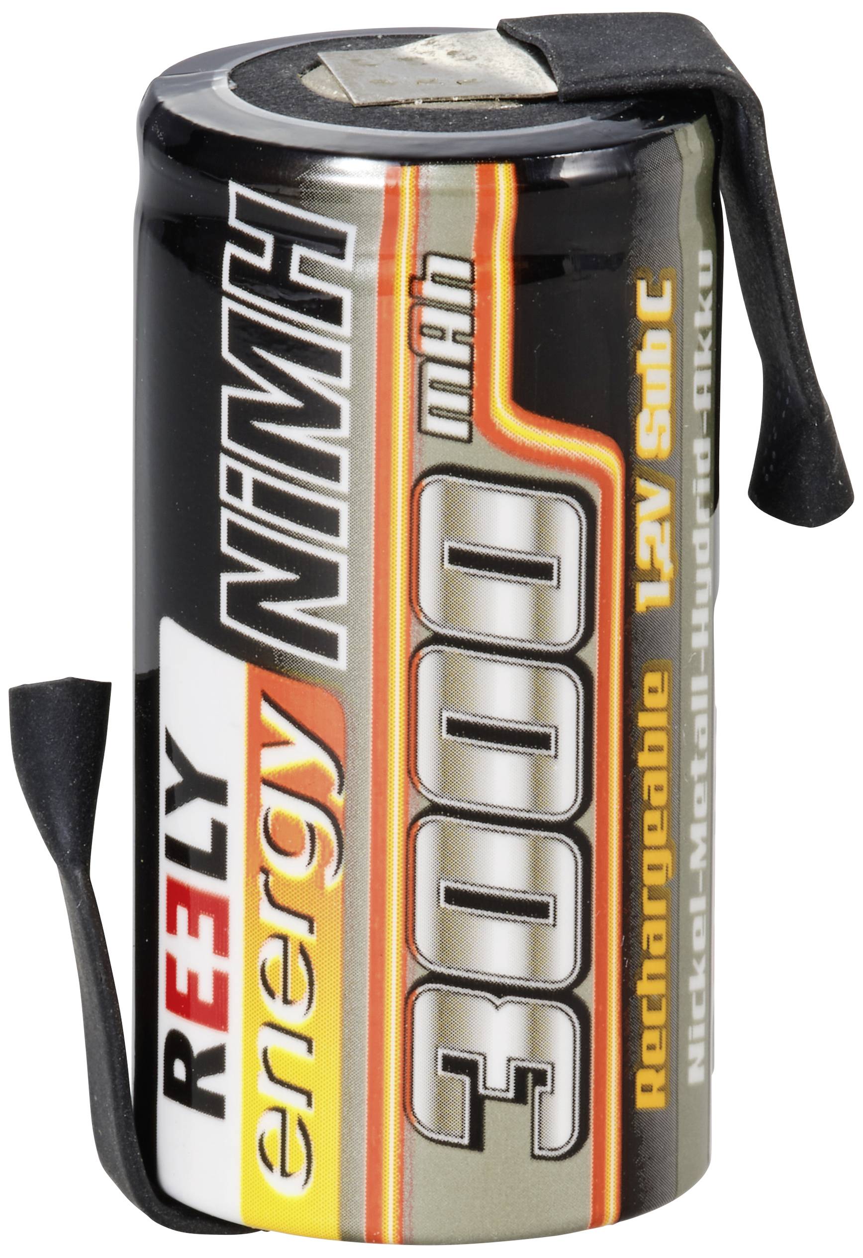 Reely Modellakku NiMH Sub-C 1.2 V 3000 mAh Forrfülekkel