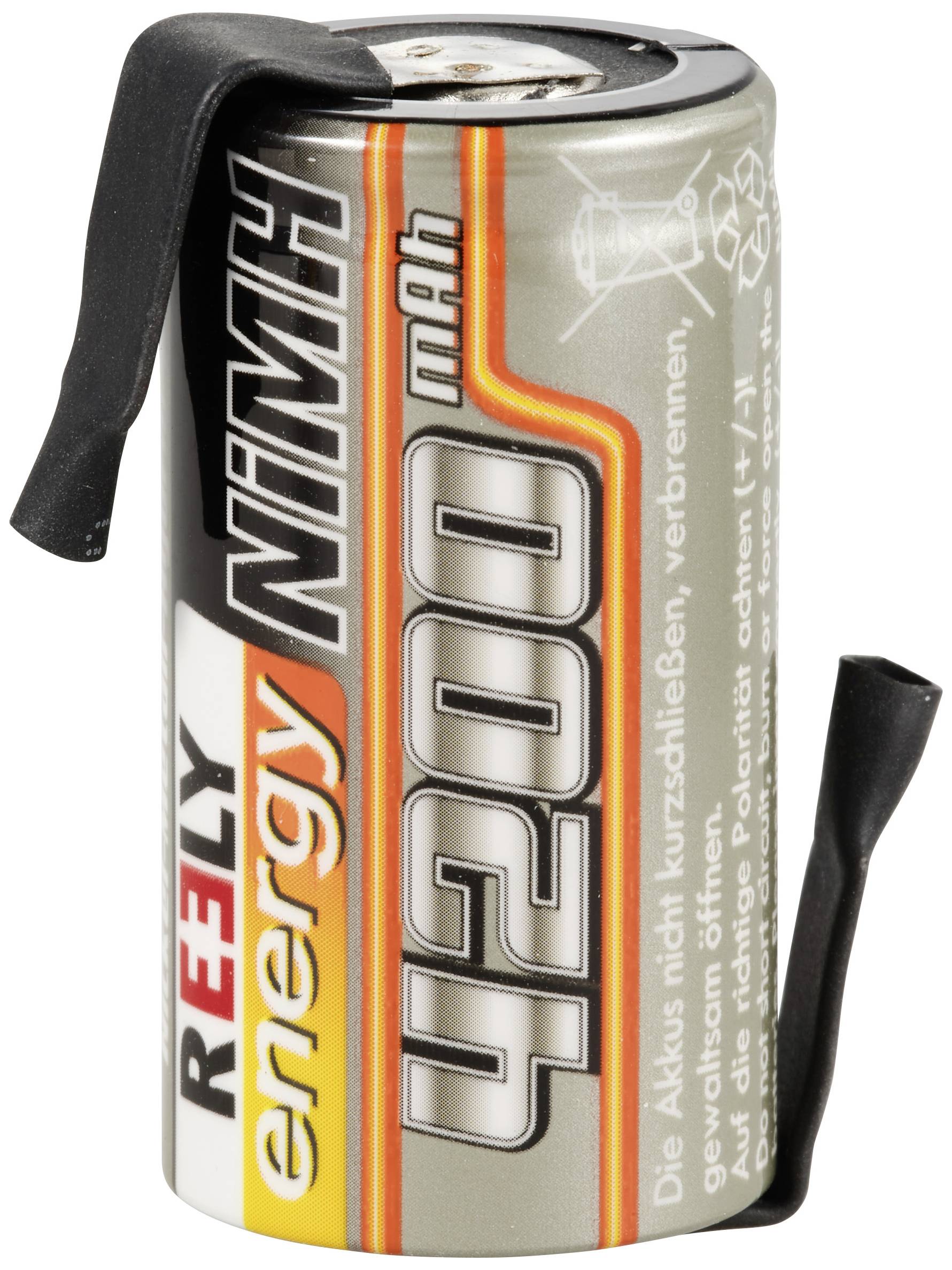 Reely Modellakku NiMH Sub-C 1.2 V 4200 mAh Forrfülekkel