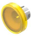 EAO 61-9642.4 Series 61 lencse sárga D19.7 műanyag átlátszó