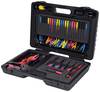 KS Tools 150.0950 12/24V mesterdiagnosztikai vizsgáló és mérő kábelkészlet, 92 db