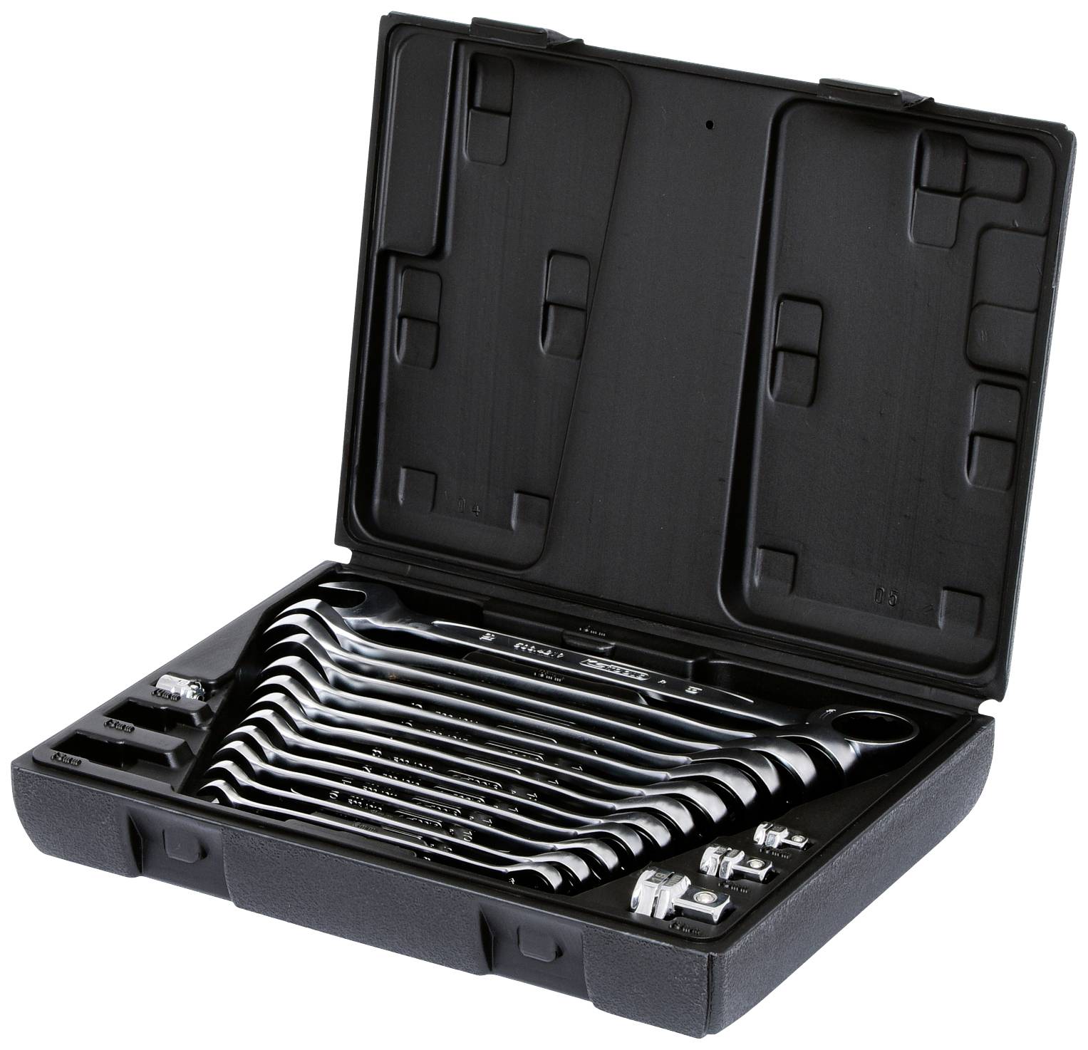 KS Tools 503.4266 Racsnis csavarkulcs készlet 16 részes Kulcsszélesség (metrikus) 19 mm